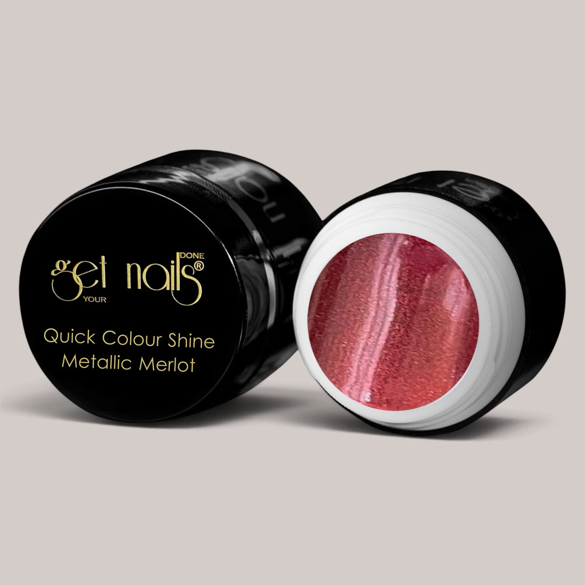 Quick Colour Shine Metallic Merlot | Gel Colorat UV/LED