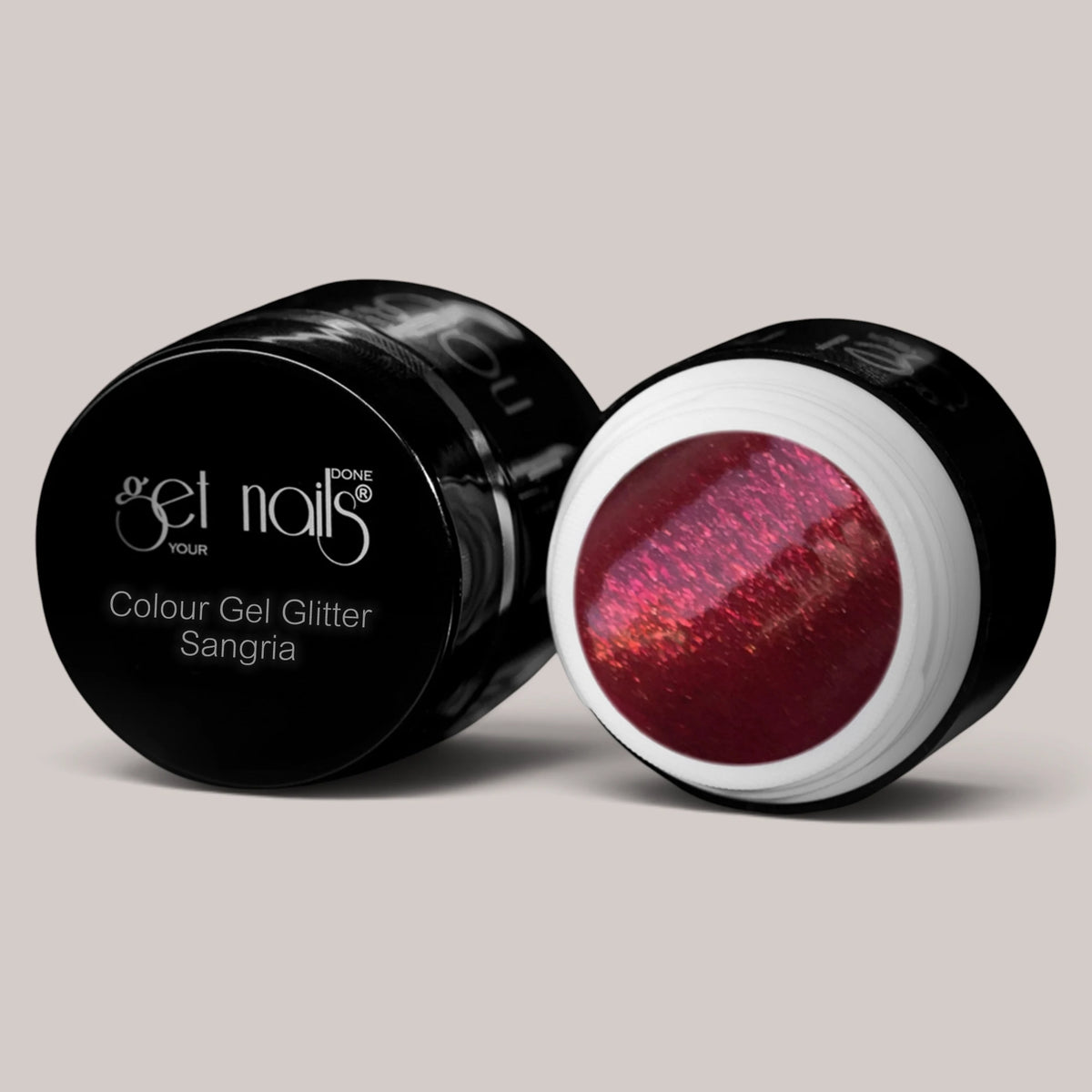 Colour Gel Glitter Sangria | Gel Colorat UV/LED