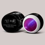 Colour Gel Shimmer Purple Viola | Gel Colorat UV/LED