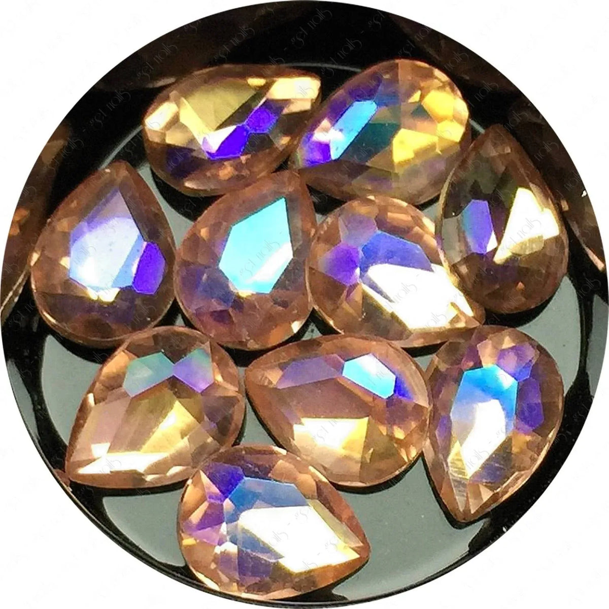 Crystal Bling Peach, 10 pièces