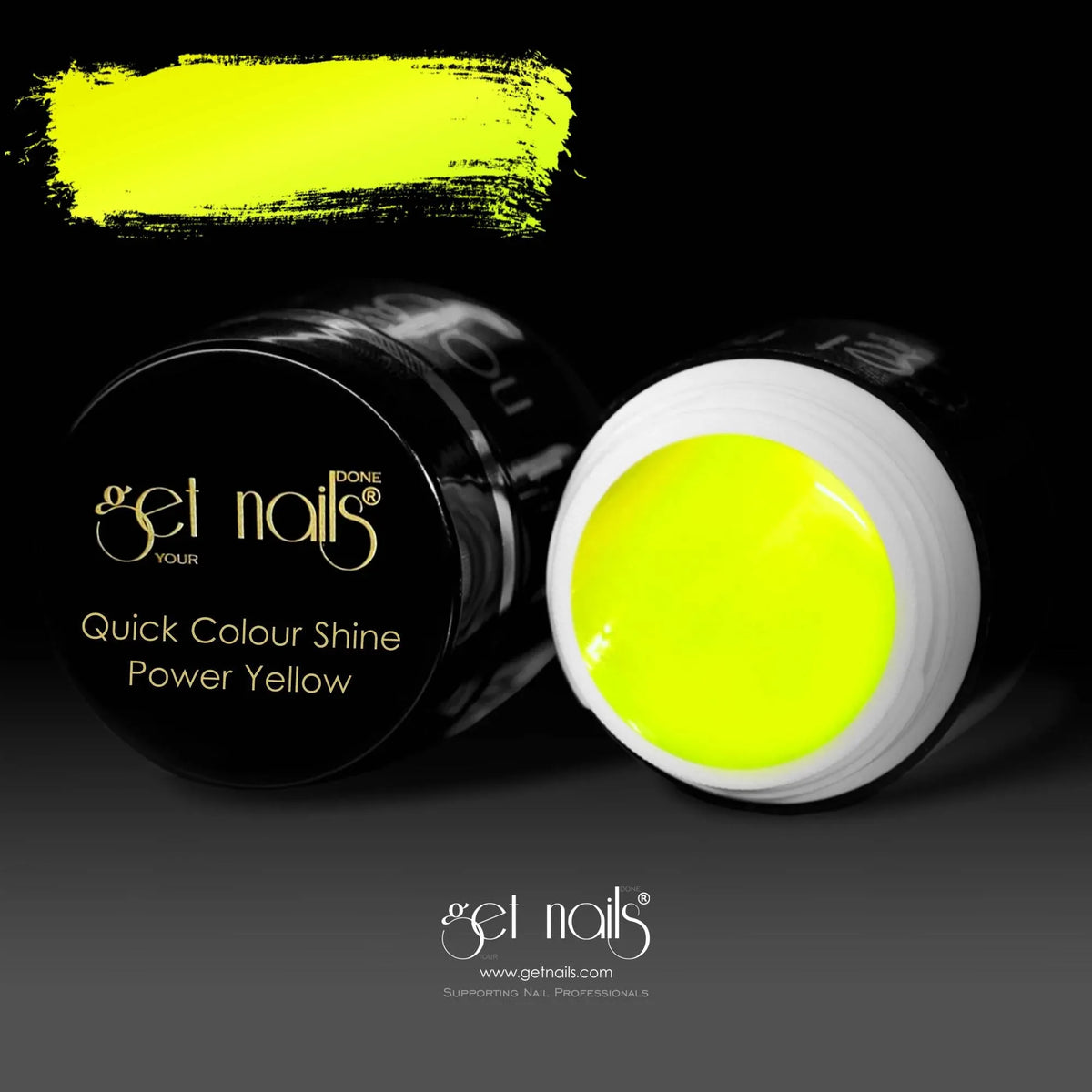 Quick Colour Shine Power Yellow | Gel de couleur UV/LED