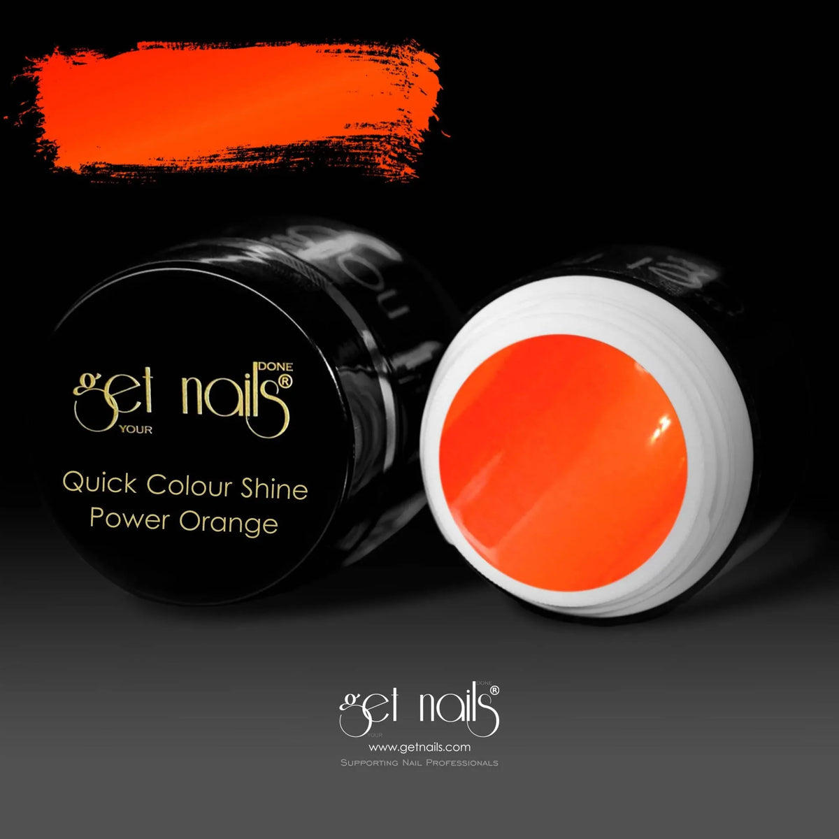 Quick Colour Shine Power Orange  | Gel Colorat UV/LED