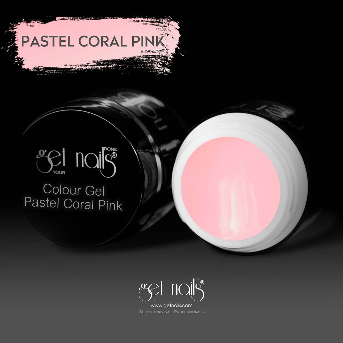 Colour Gel Pastel Coral Pink | Gel Colorat Unghii UV/LED