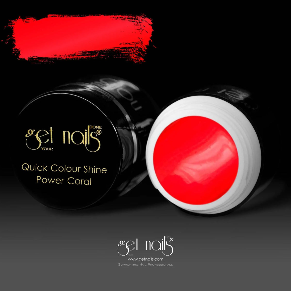Quick Colour Shine Power Coral | Gel Coloré UV/LED
