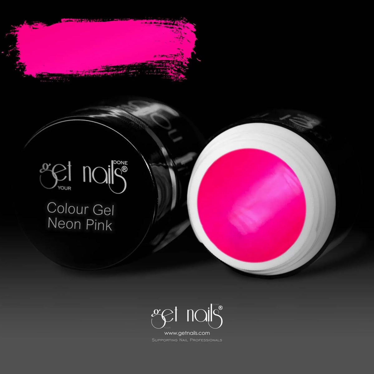 Gel de couleur rose néon | Gel couleur pour ongles UV/LED