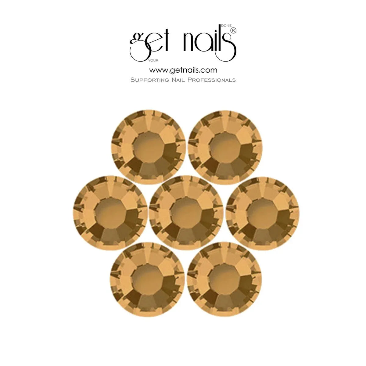 Cristaux Star Vintage Gold, SS3 GN
