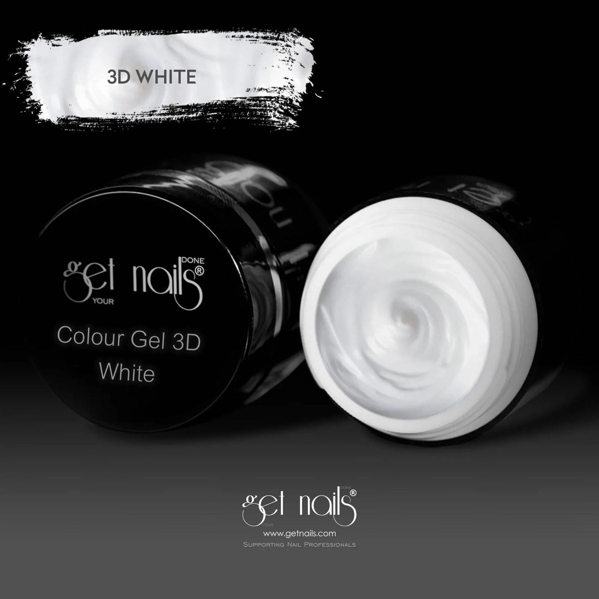 3D White Colour Gel 5g