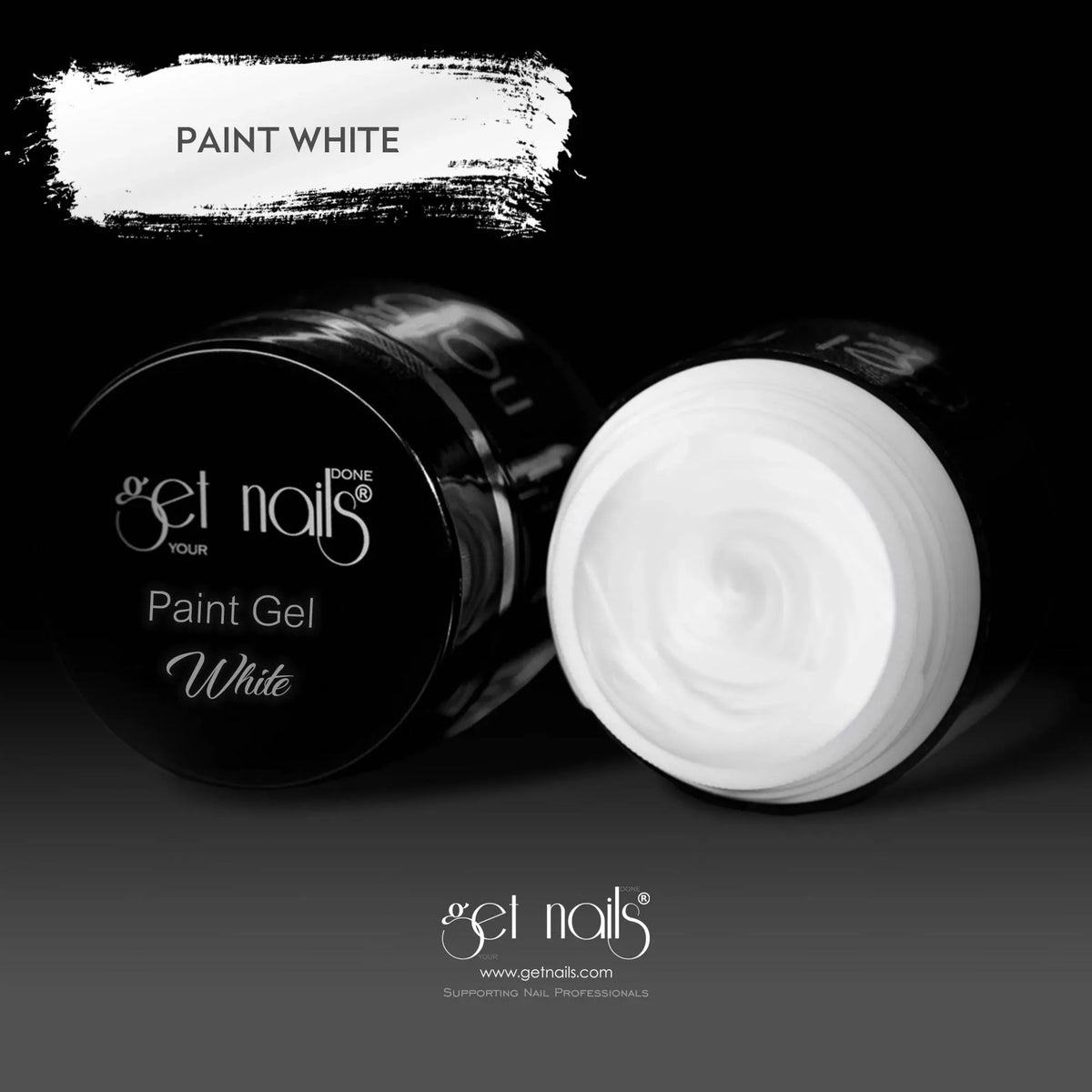 Paint Gel White | Gel Colorat Unghii UV/LED