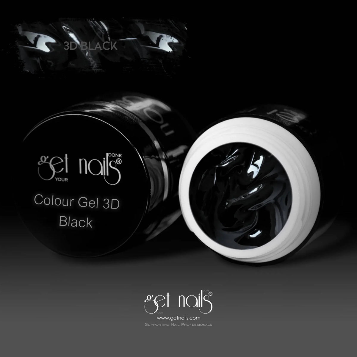 3D Black Colour Gel 5g