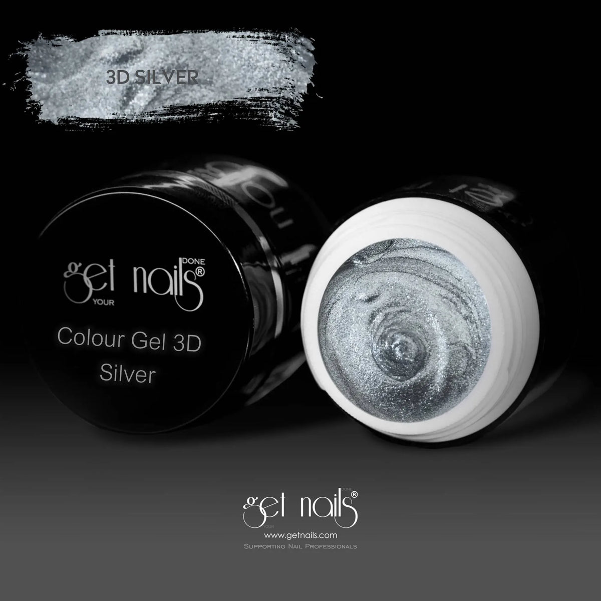 3D Silver Colour Gel 5g