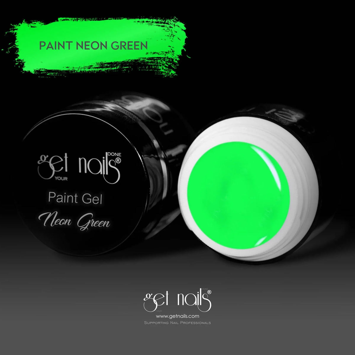 Paint Gel Neon Green | Gel Colorat Unghii UV/LED