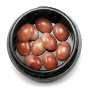 Pierres de marbre orange, 10 pcs.