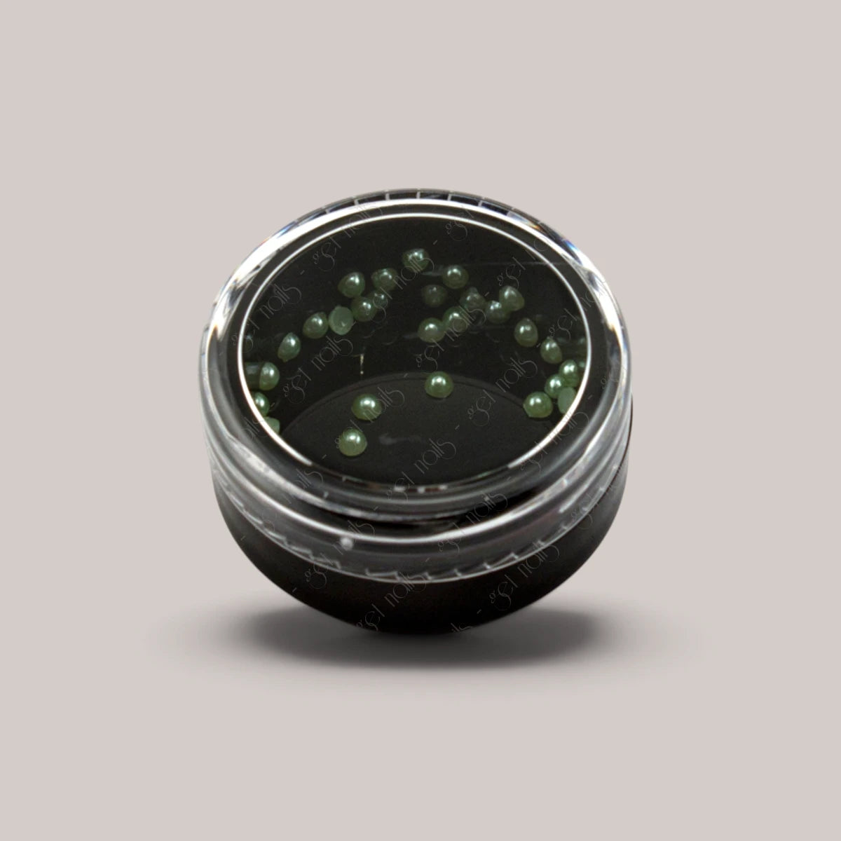 Perle Flat Back - Light Green, 50 buc.