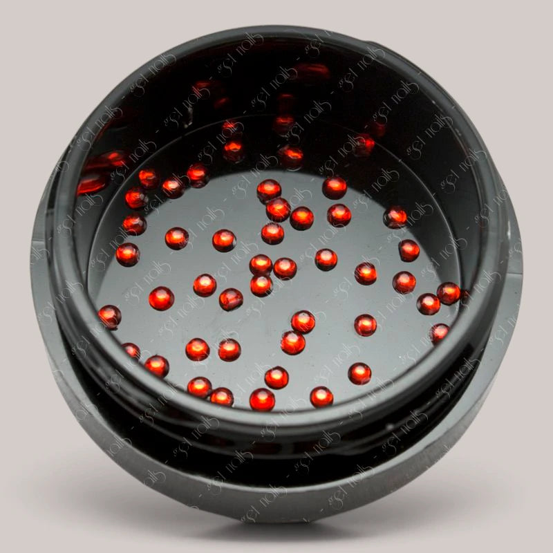 Strasuri Rotund 1,5 mm - Red, 50 buc.