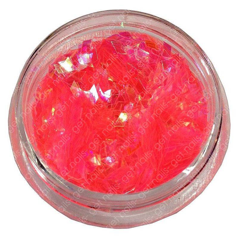 Paillettes Losange Néon Corail