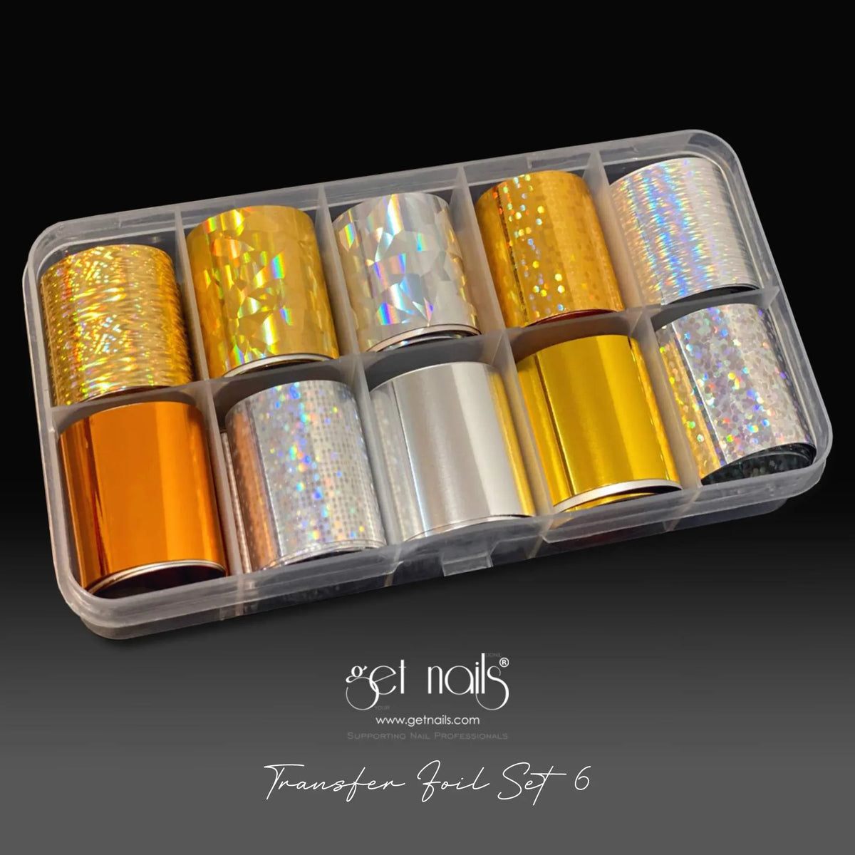 Transfer Foil Set 6 GN Basic Mix