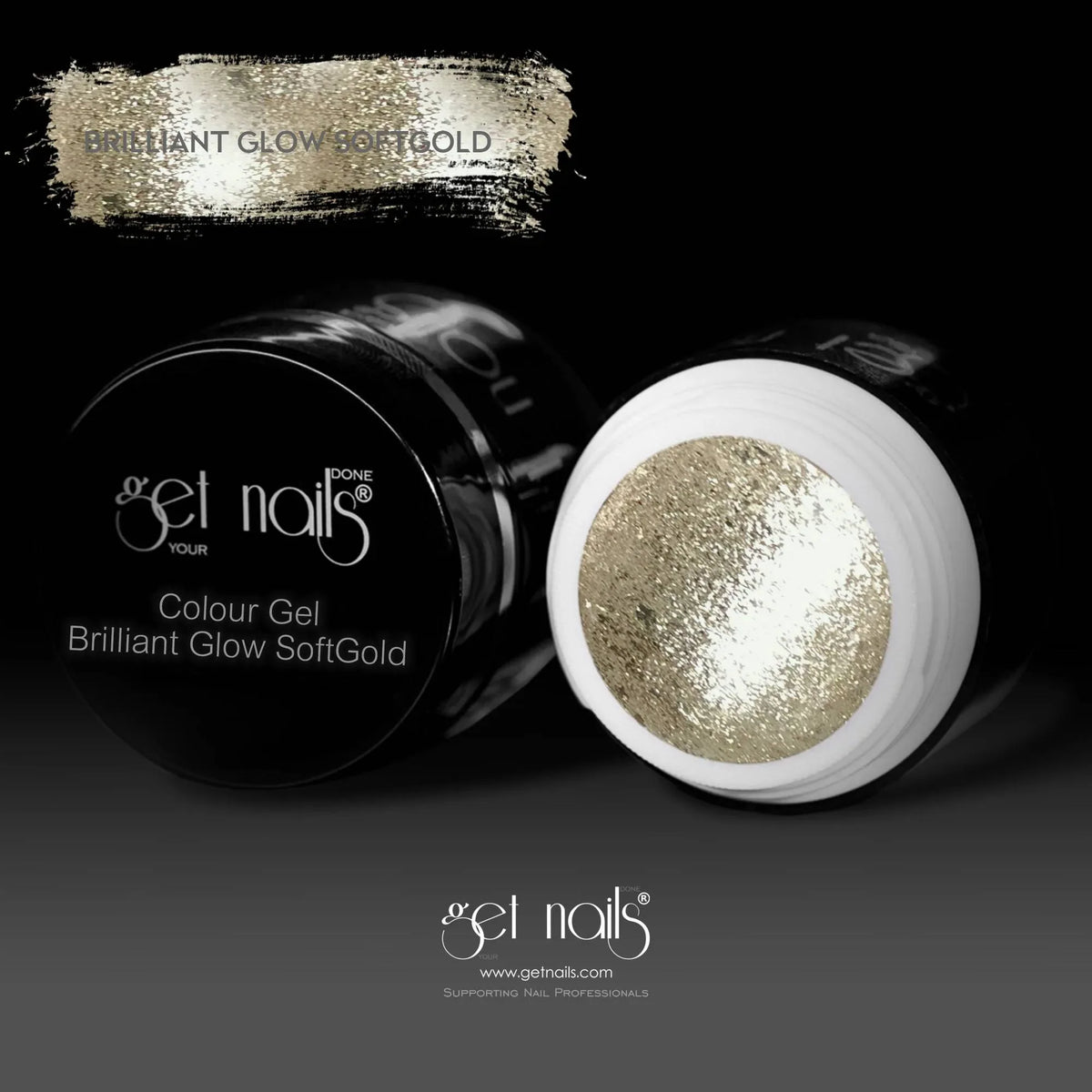 Colour Gel Brilliant Glow SoftGold | Gel Colorat UV/LED