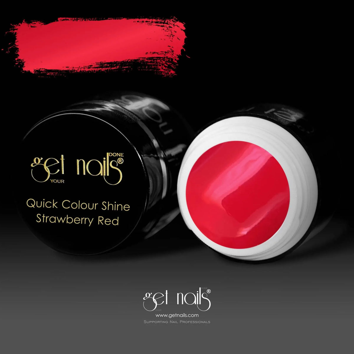 Quick Colour Shine Rouge Fraise | Gel Coloré UV/LED