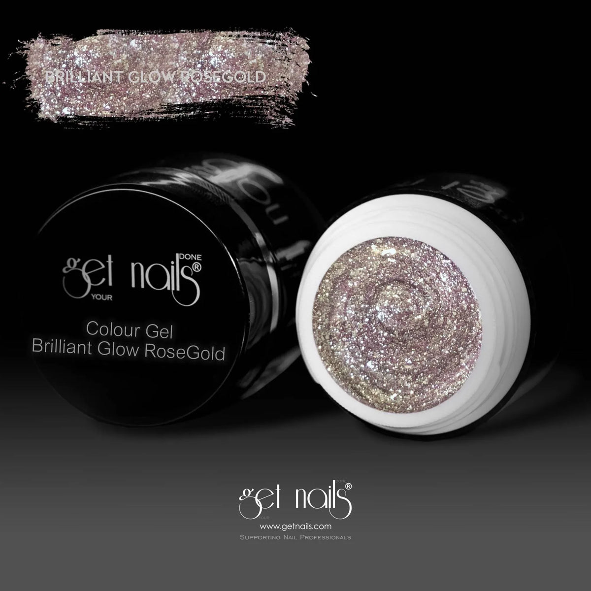 Colour Gel Brilliant Glow RoseGold | Gel Colorat UV/LED
