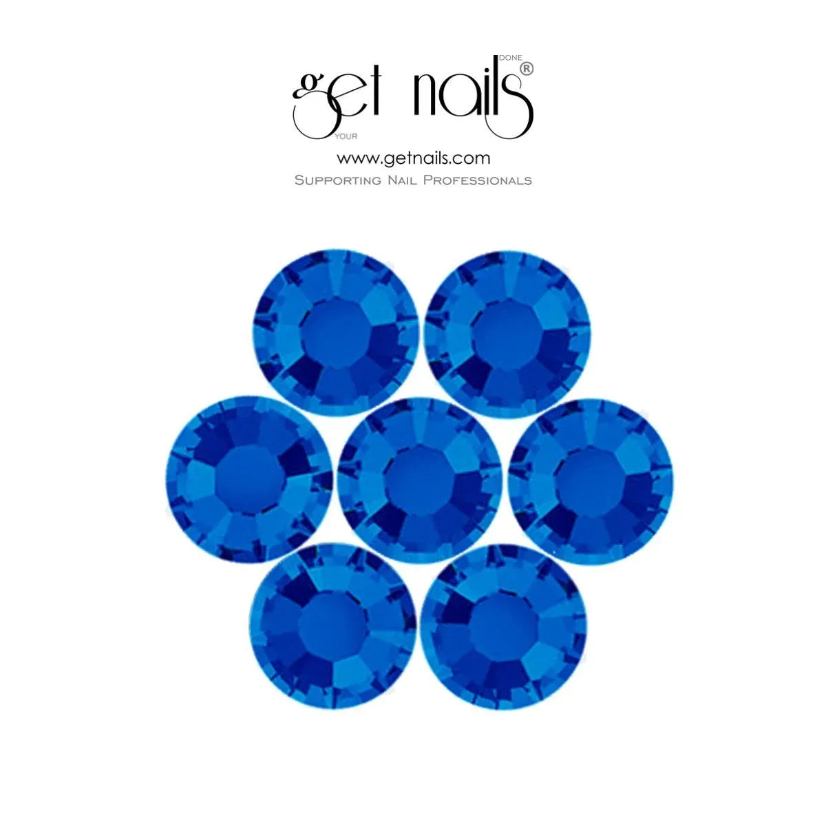 Cristaux en étoile bleus, SS10 GN