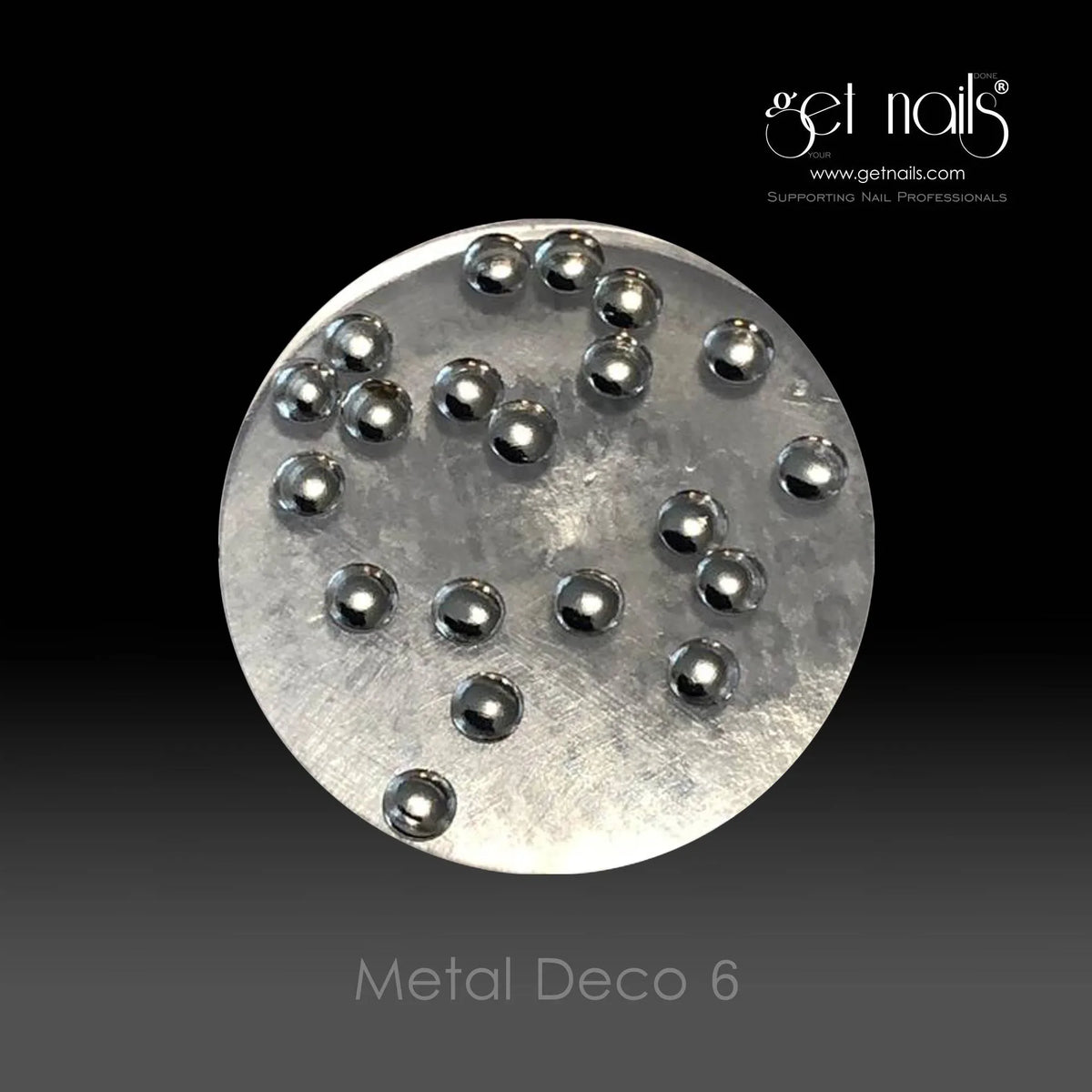 Metal Deco 6 Argent GN, 20 pcs.