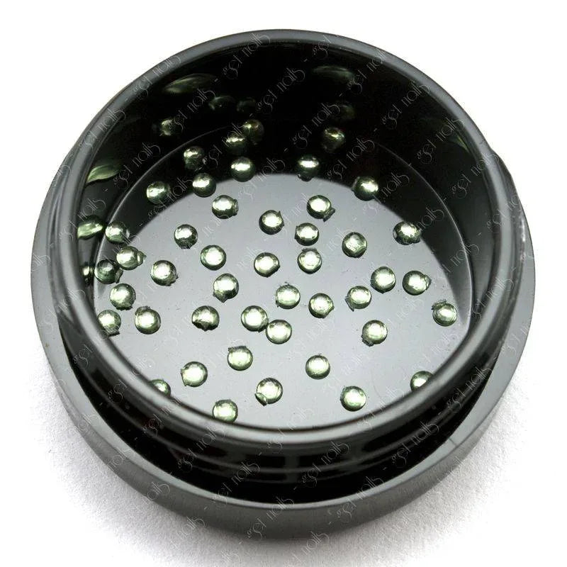 Strass rond 1,5 mm - Vert clair, 50 pcs.