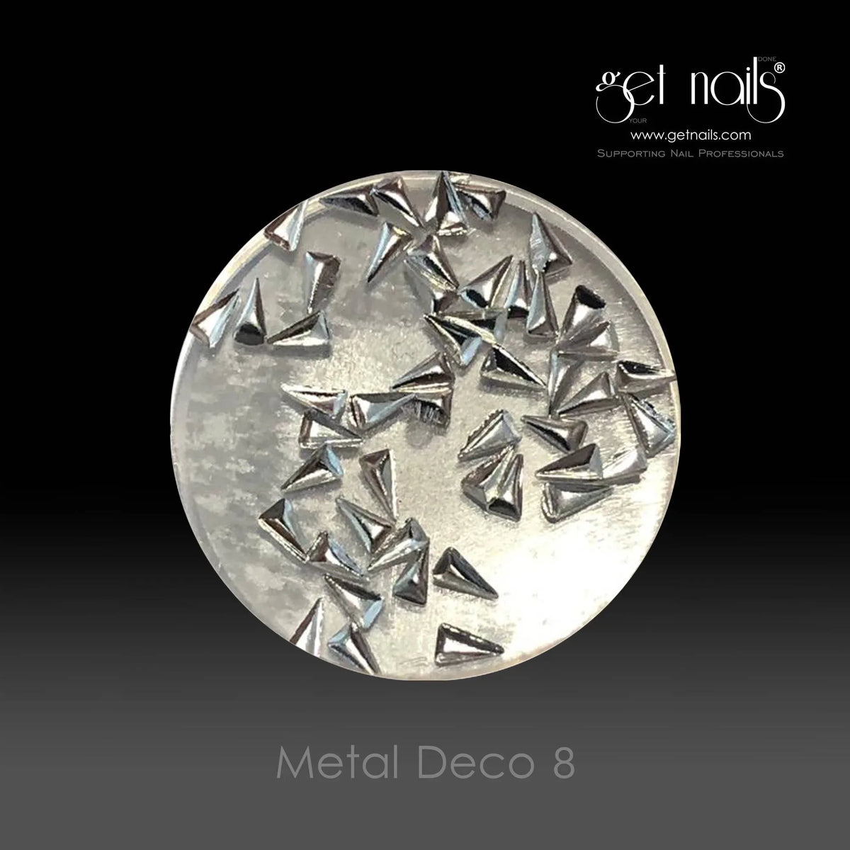 Metal Deco 8 Silver GN, 50 pcs.