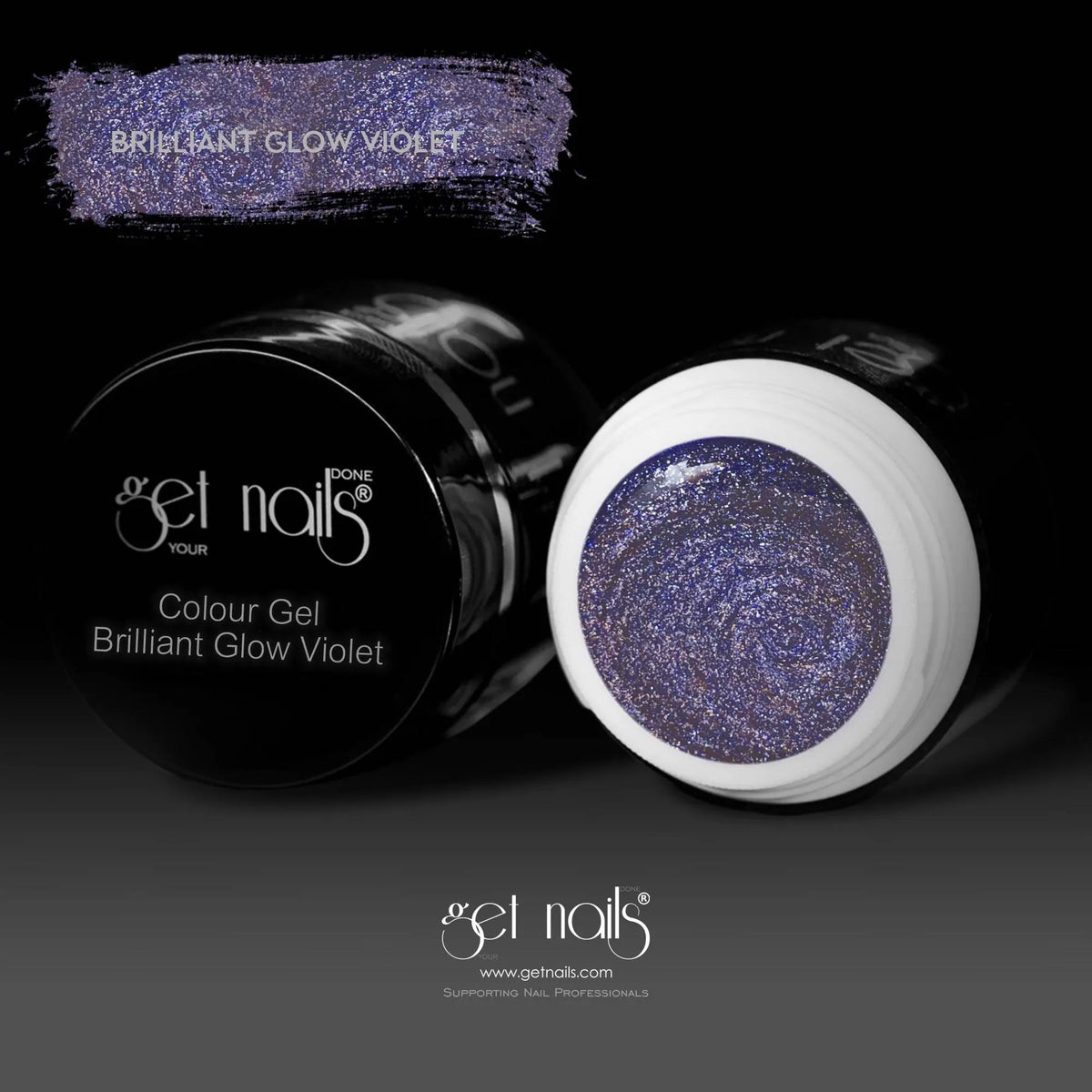 Gel Couleur Brillant Glow Violet | Gel Coloré UV/LED