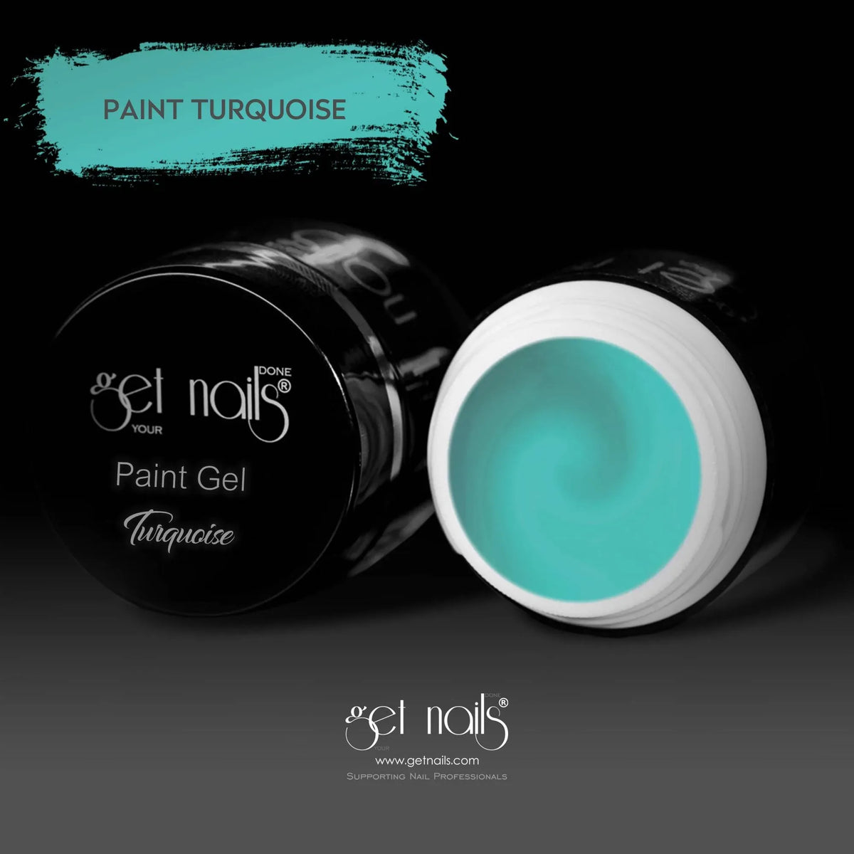 Turquoise Paint Gel | UV/LED Colored Nail Gel
