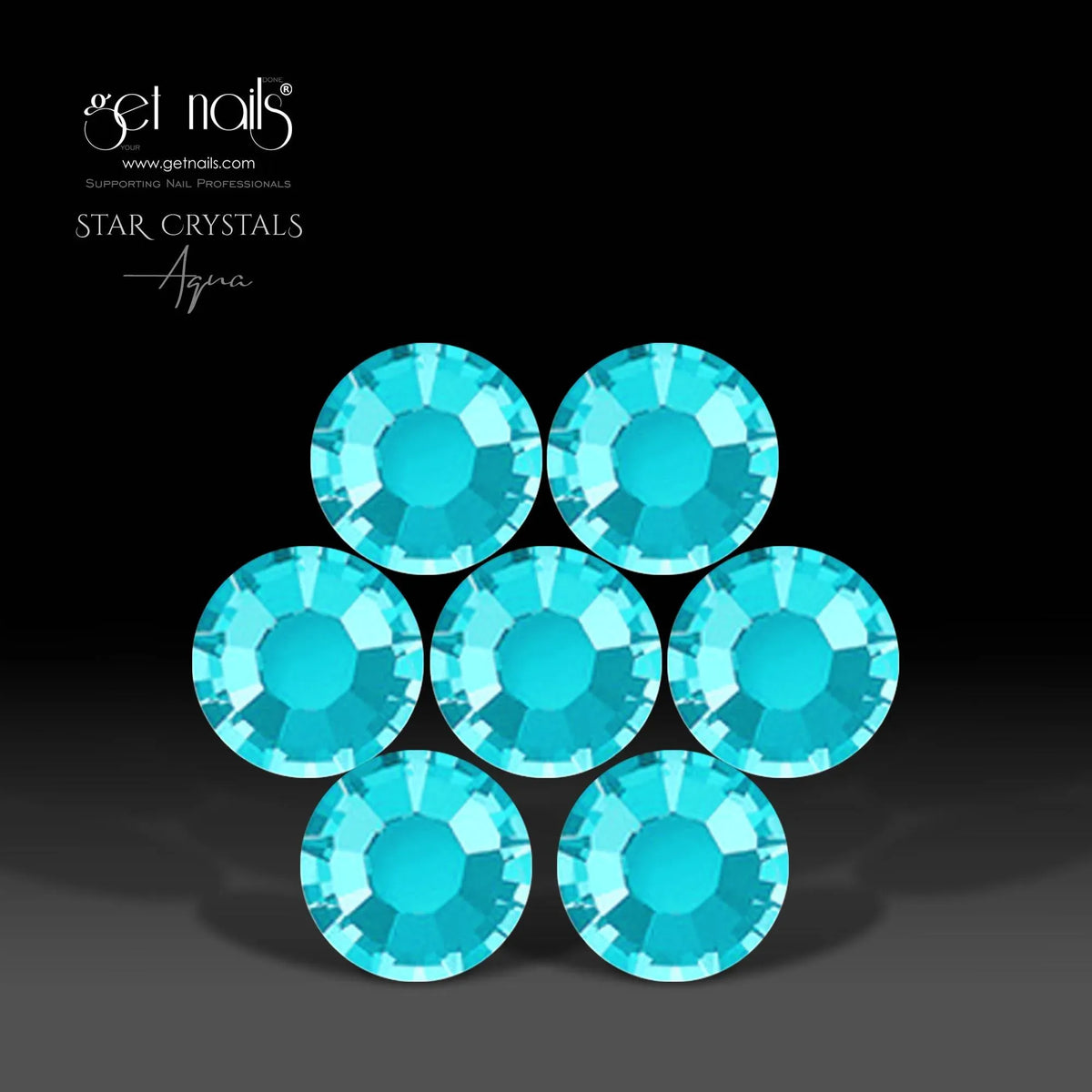 Cristaux Star Aqua, SS10 GN
