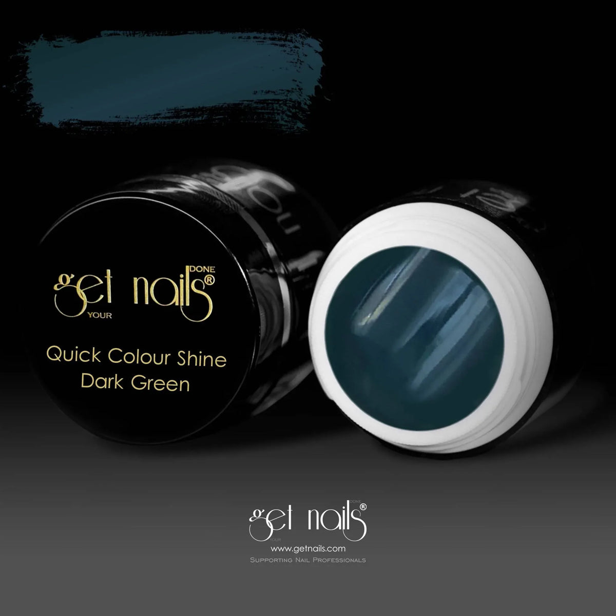 Quick Colour Shine Vert Foncé | Gel Couleur UV/LED