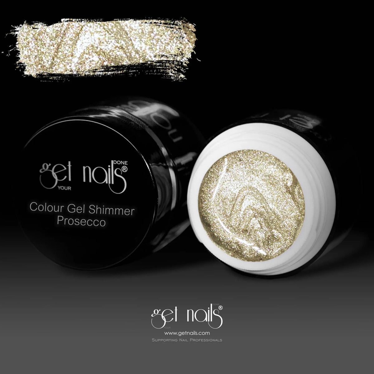 Colour Gel Shimmer Prosecco | UV/LED Coloured Gel