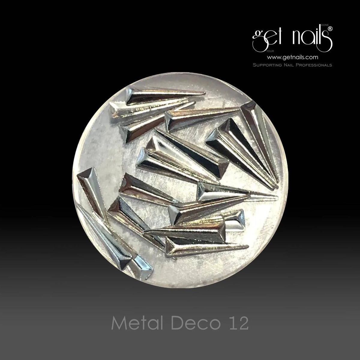 Metal Deco 12 Silver GN, 20 pcs.