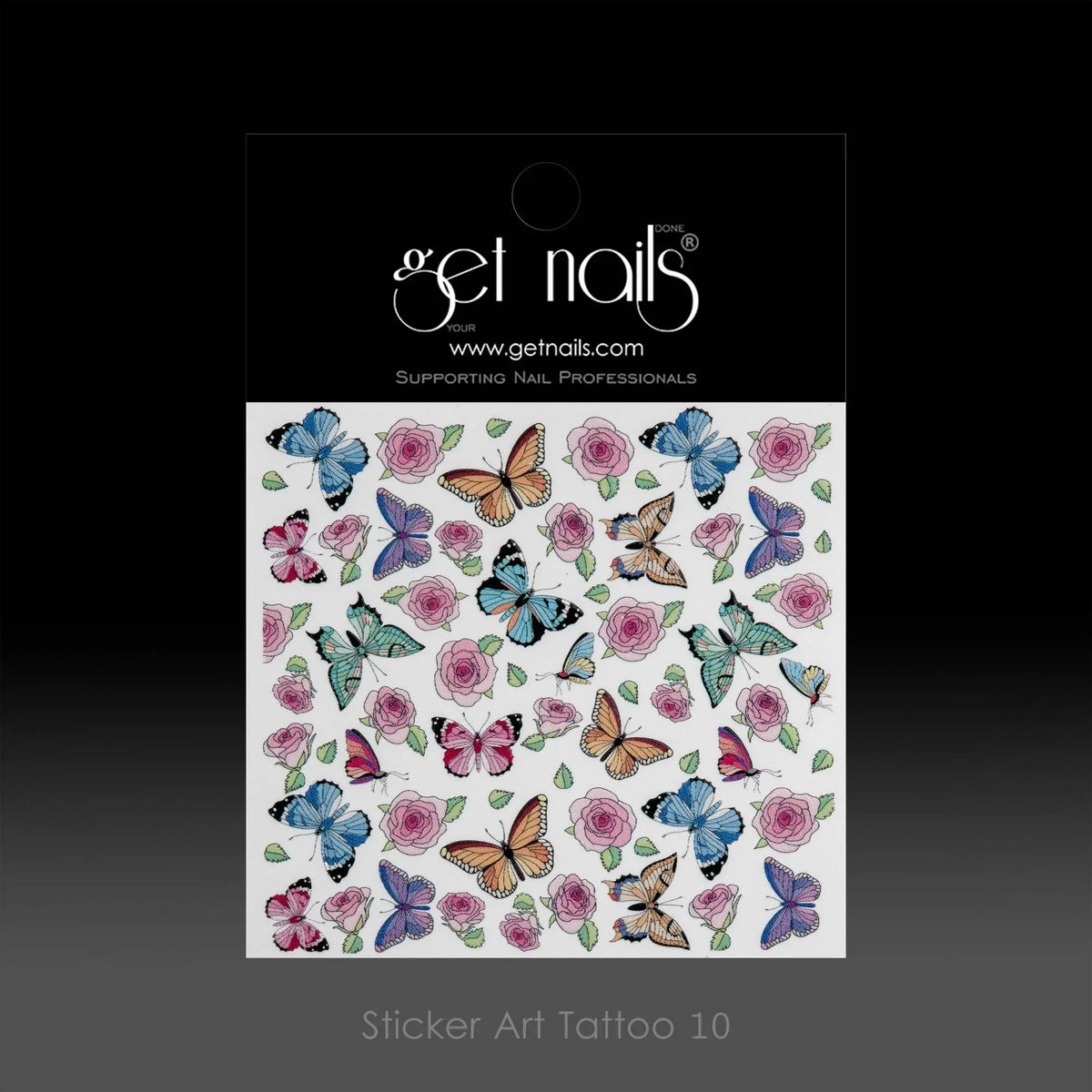 Sticker Art Tattoo 10 GN Butterflies