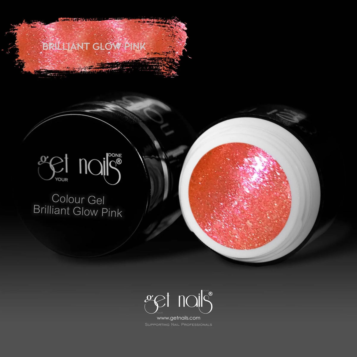 Brilliant Glow Pink Colour Gel | UV/LED Coloured Gel