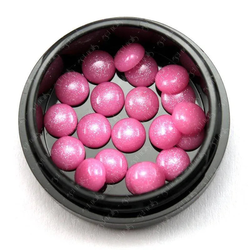 Pearl Stones Round Pink - 20 pcs. | Stock clearance