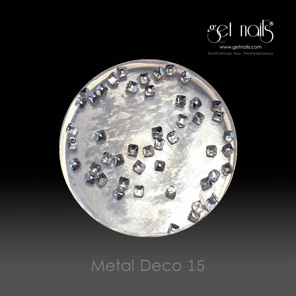 Metal Deco 15 Silver GN, 50 pcs.