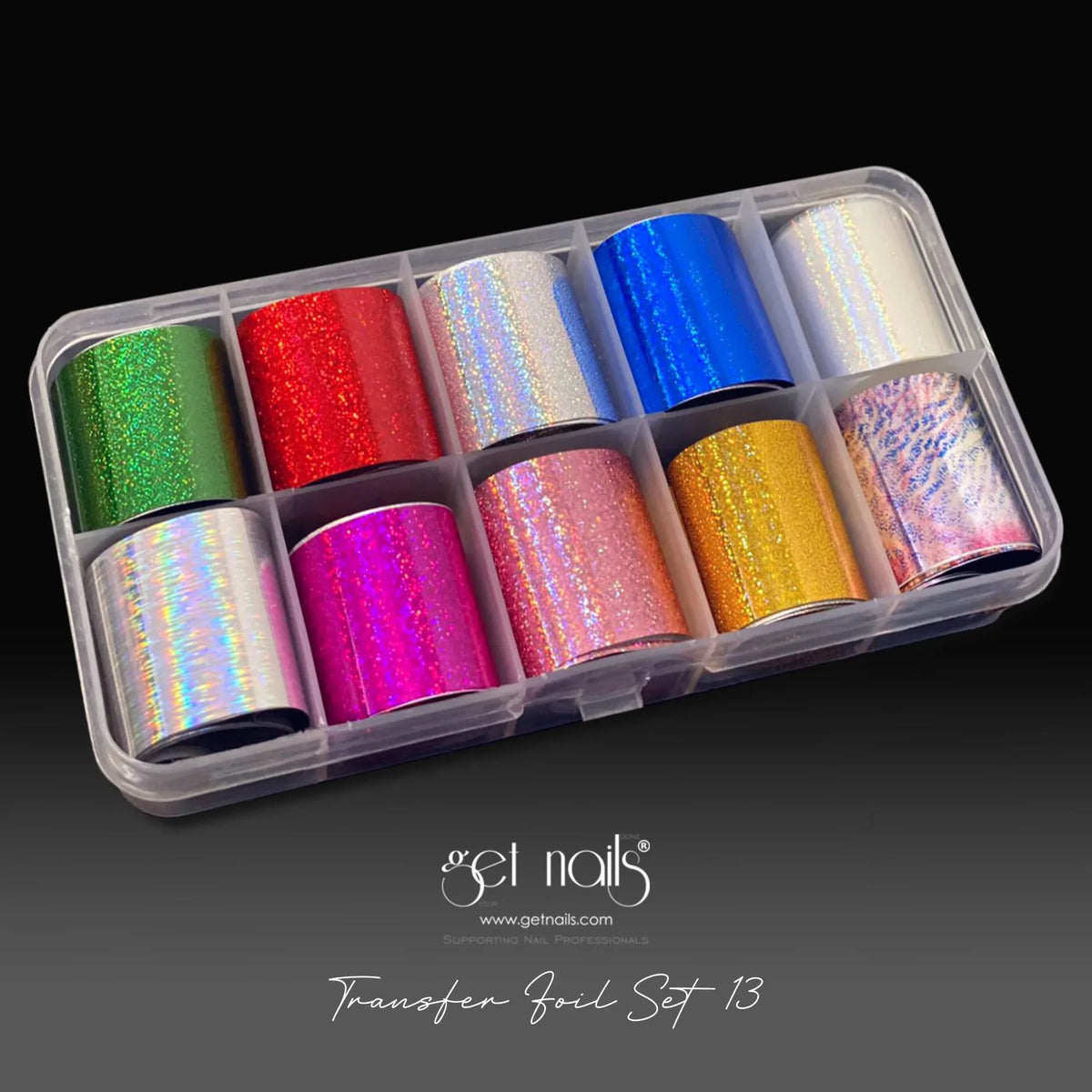 Transfer Foil Set 13 GN Sparkle Mix