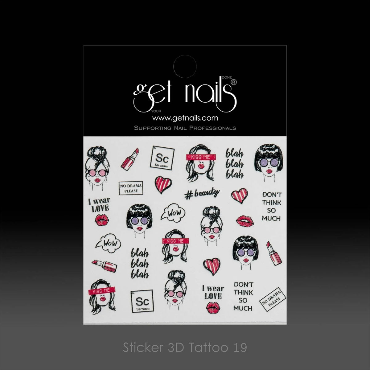 Sticker 3D Tattoo 19 GN