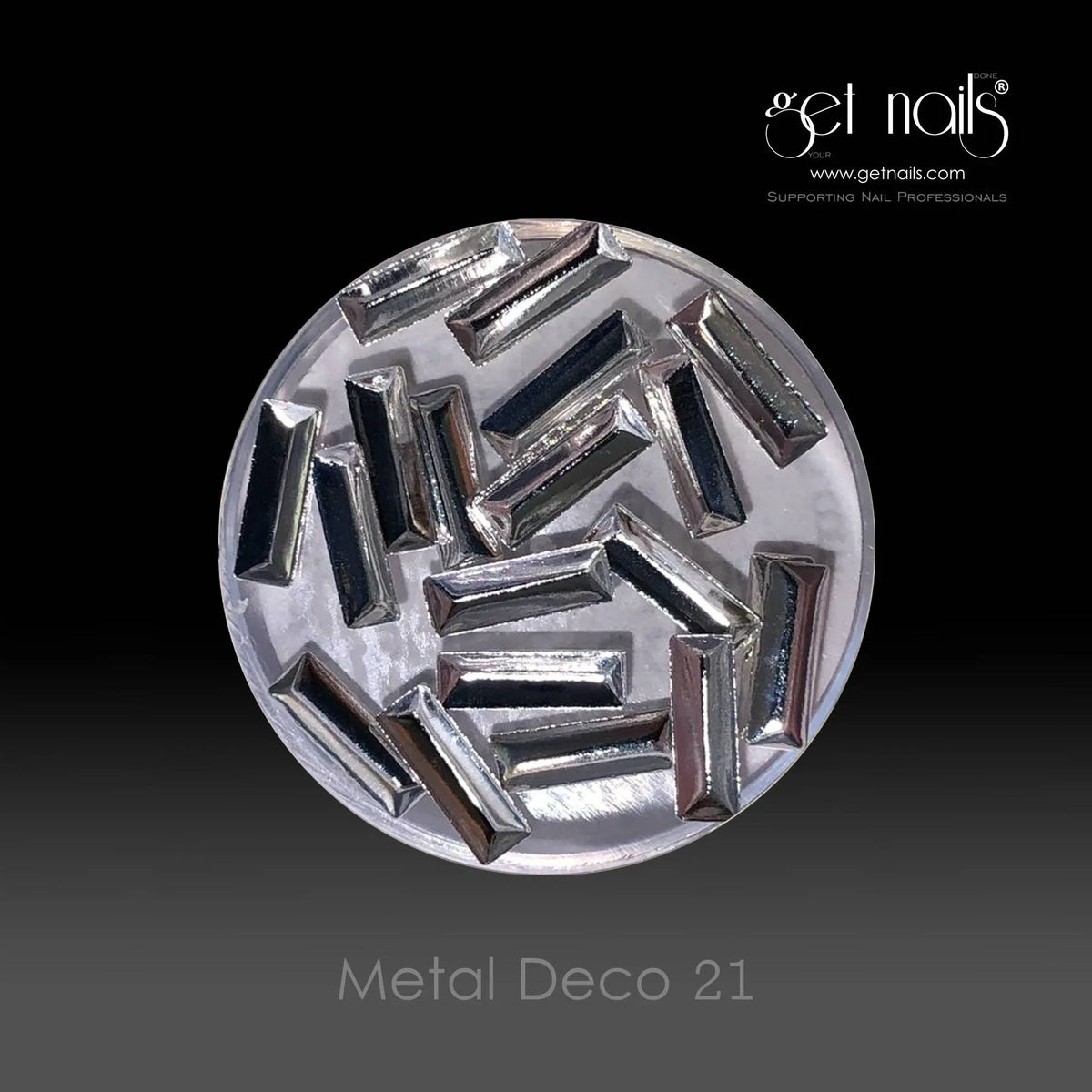 Metal Deco 21 Silver GN, 20 pcs.