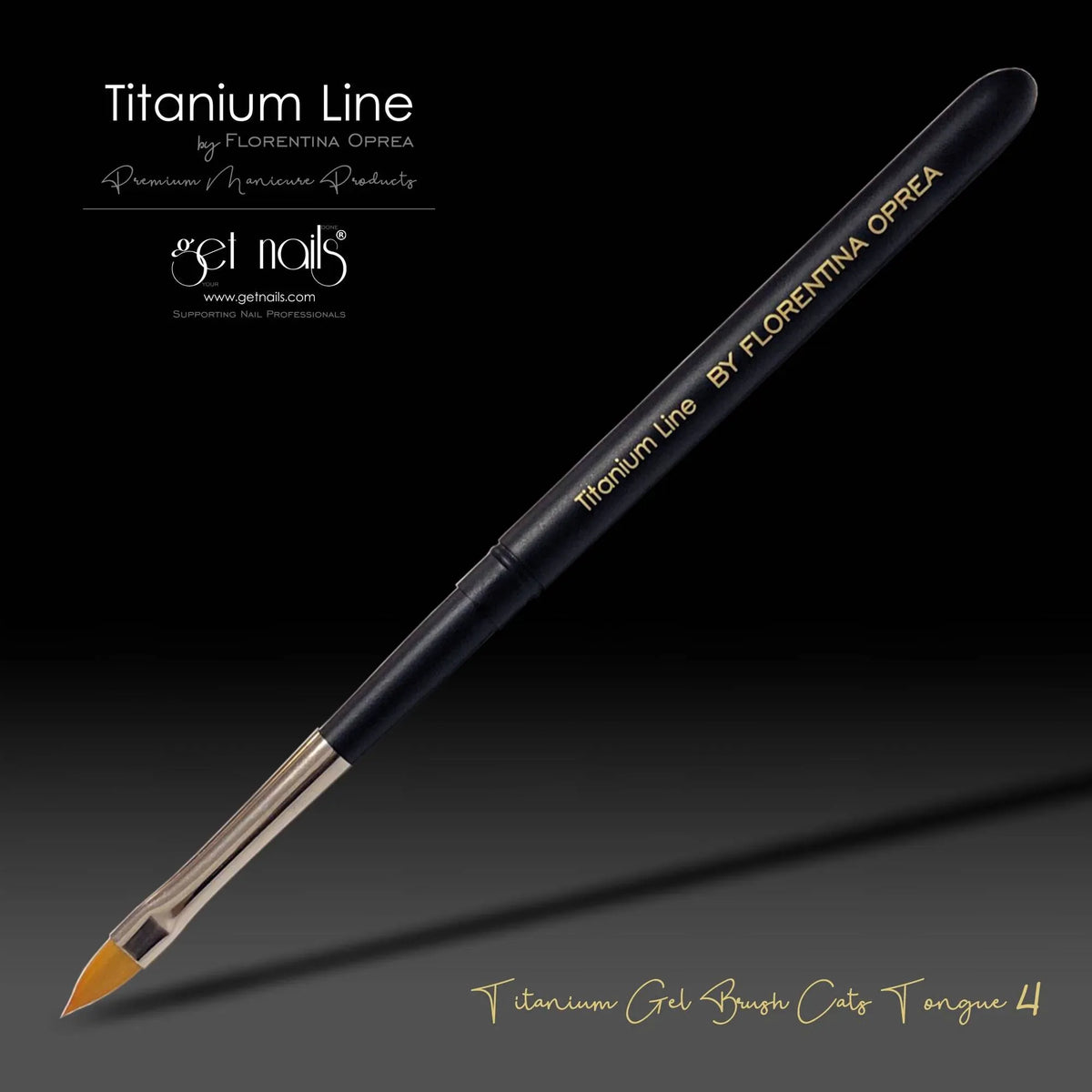 Titanium Gel Brush Cat's Tongue 4