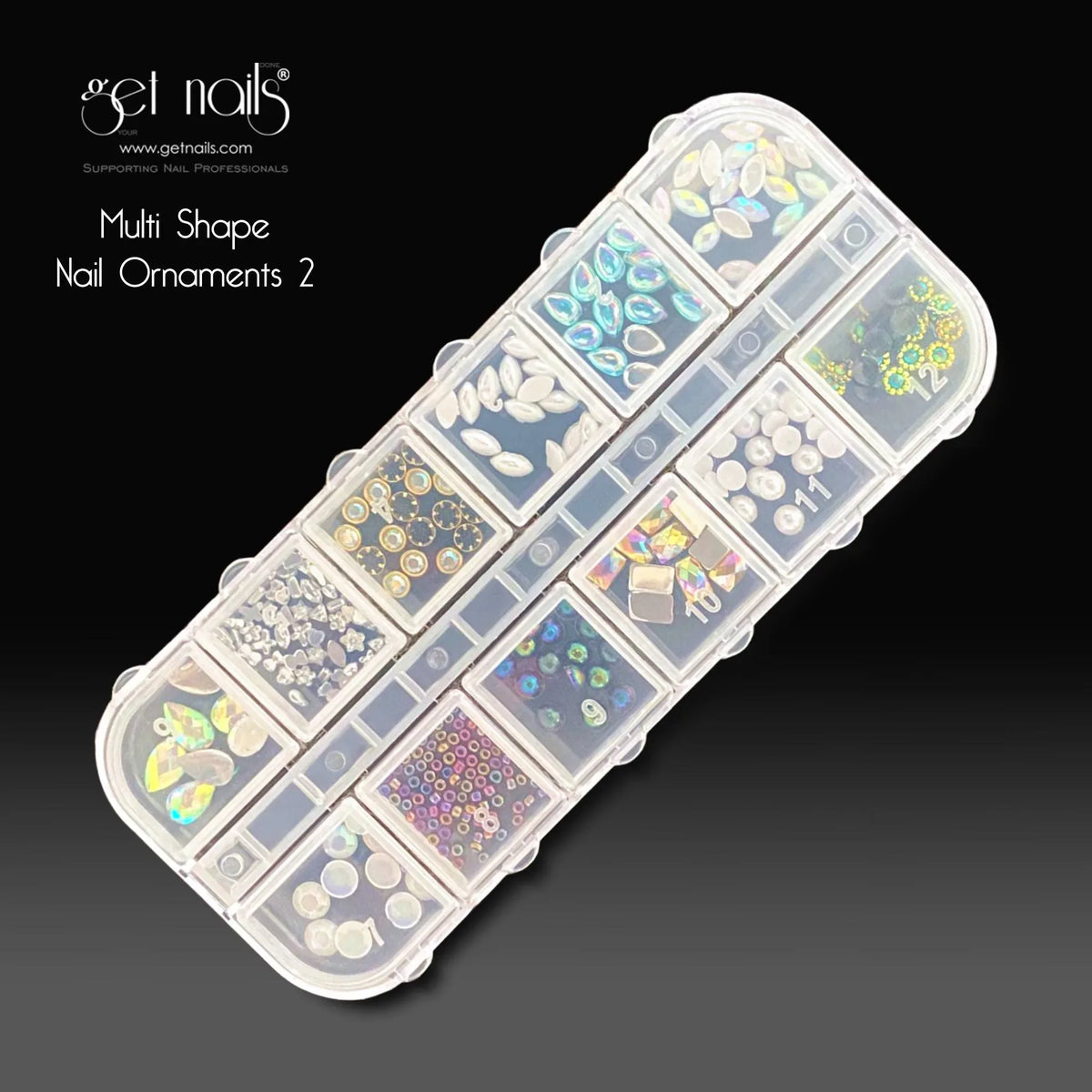 Set Multi Shape Nail Ornaments 2 GN