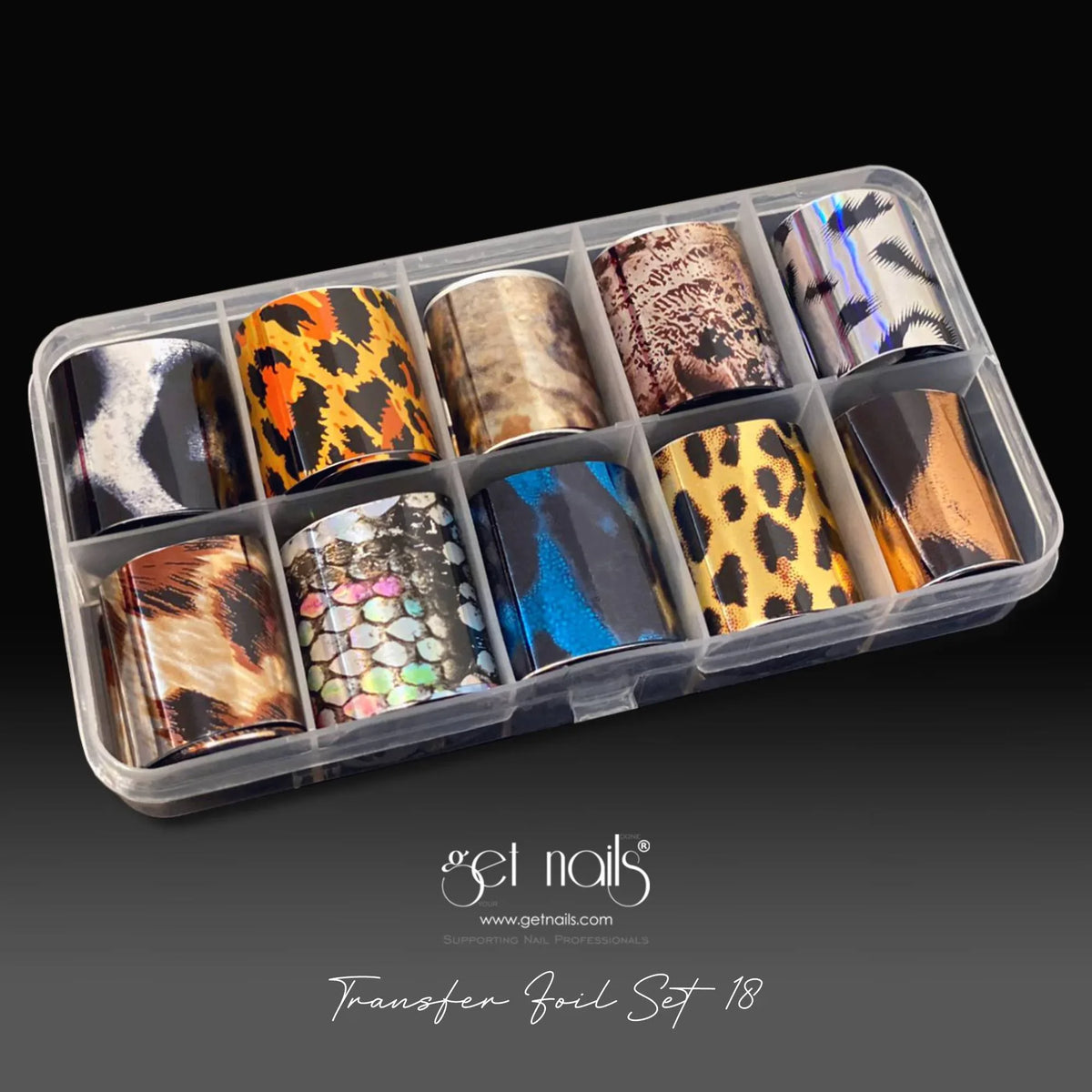 Set de feuilles de transfert 18 motifs animaliers GN