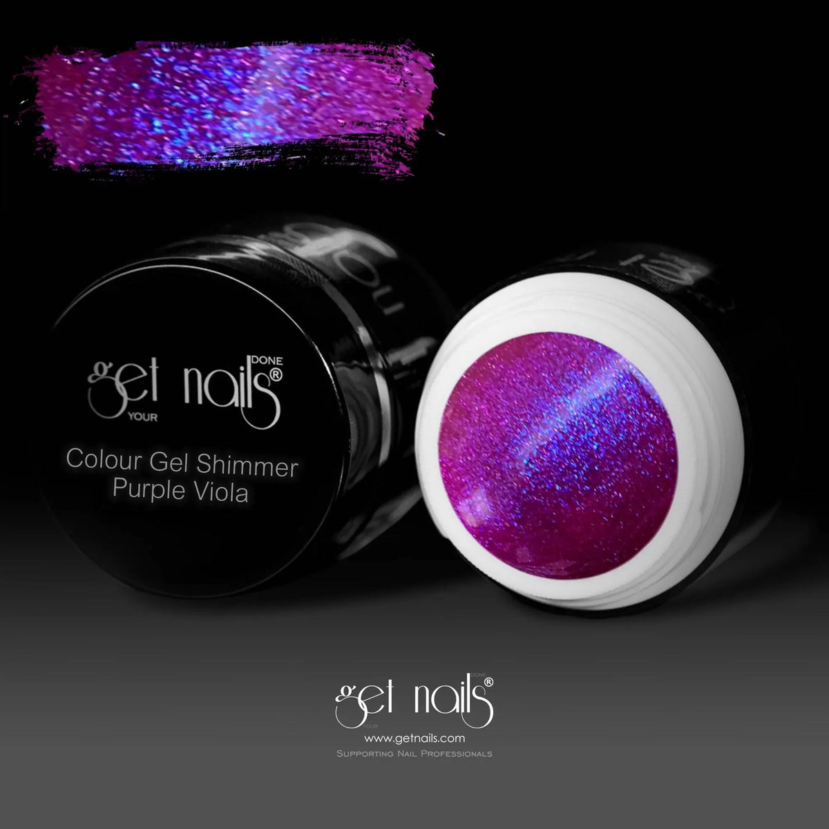 Colour Gel Shimmer Purple Viola | Gel Colorat UV/LED