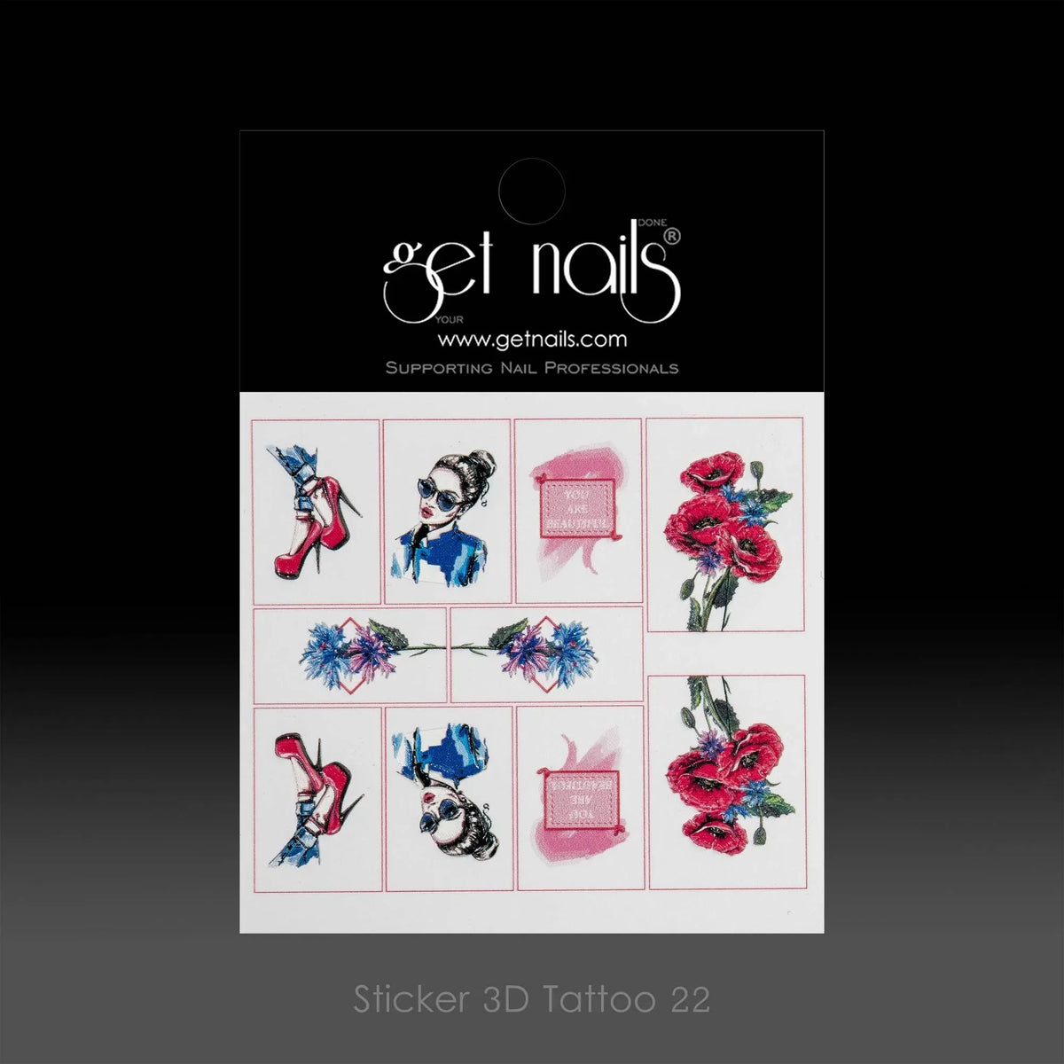 Sticker tatouage 3D 22 GN