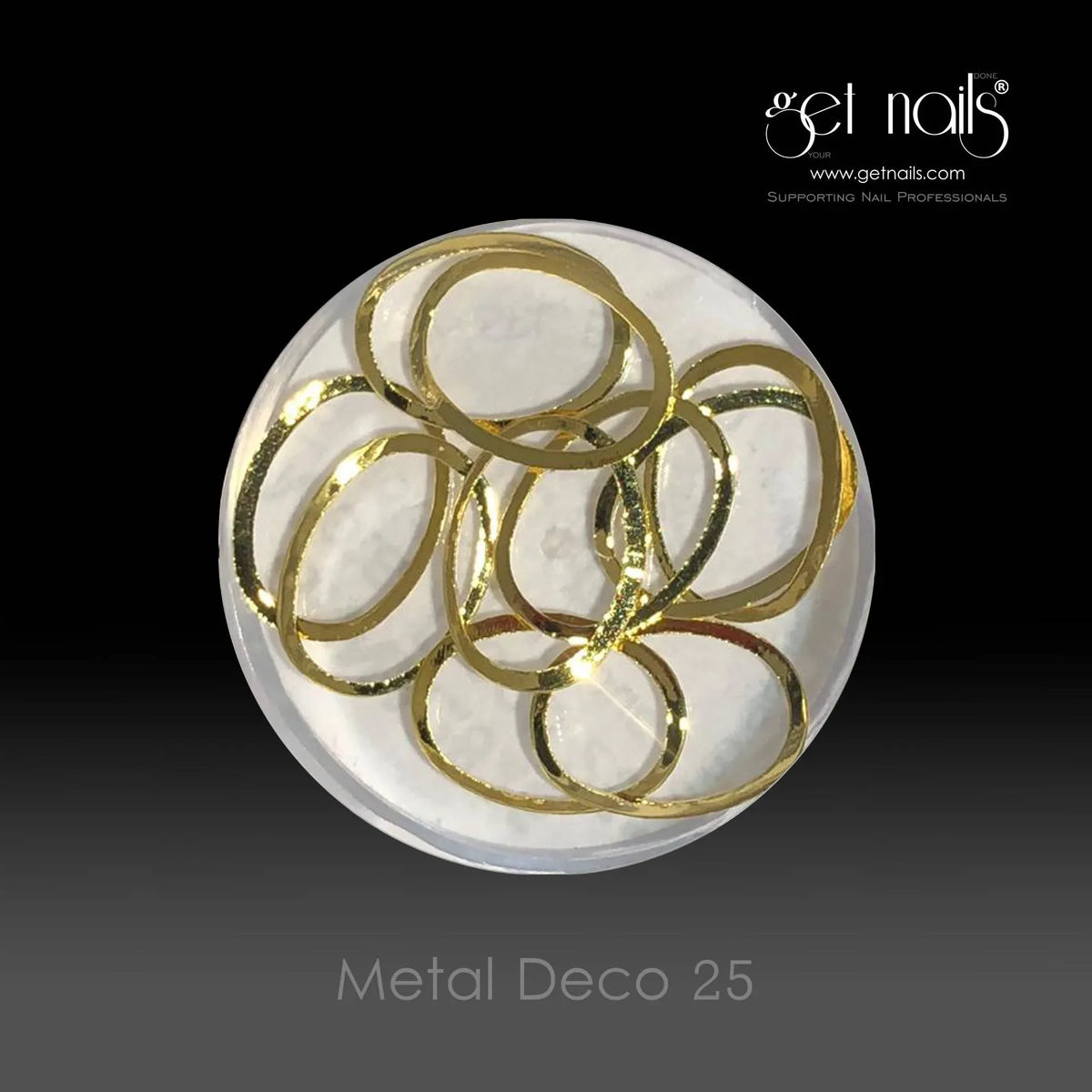Metal Deco 25 Gold GN, 10 pièces