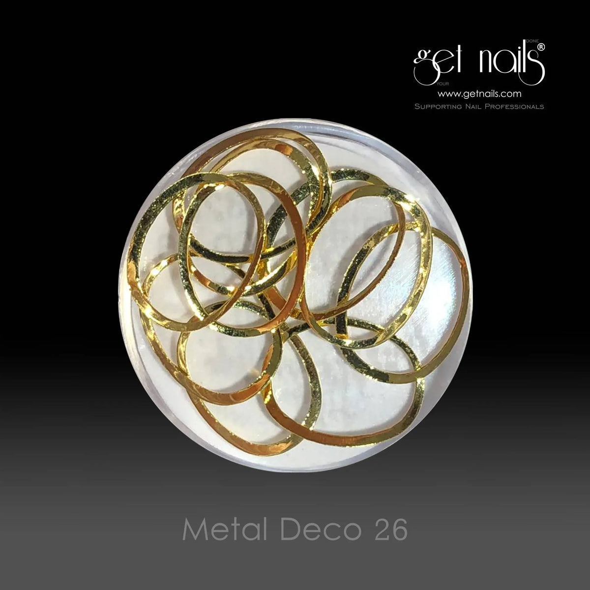 Metal Deco 26 Gold GN, 10 pcs.
