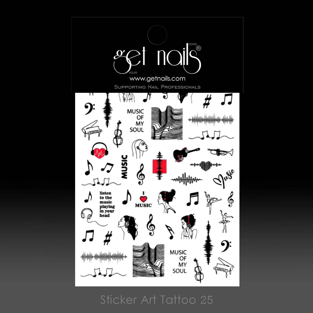 Sticker Art Tatouage 25 GN