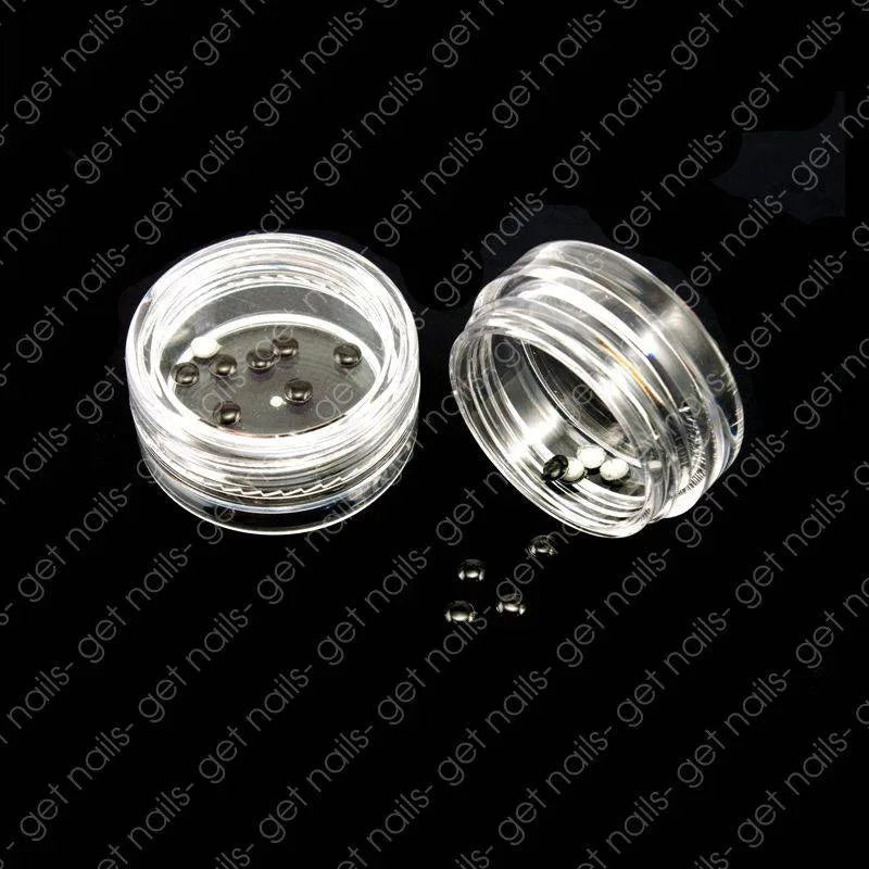 Clous plats ronds noirs, 20 pcs/set