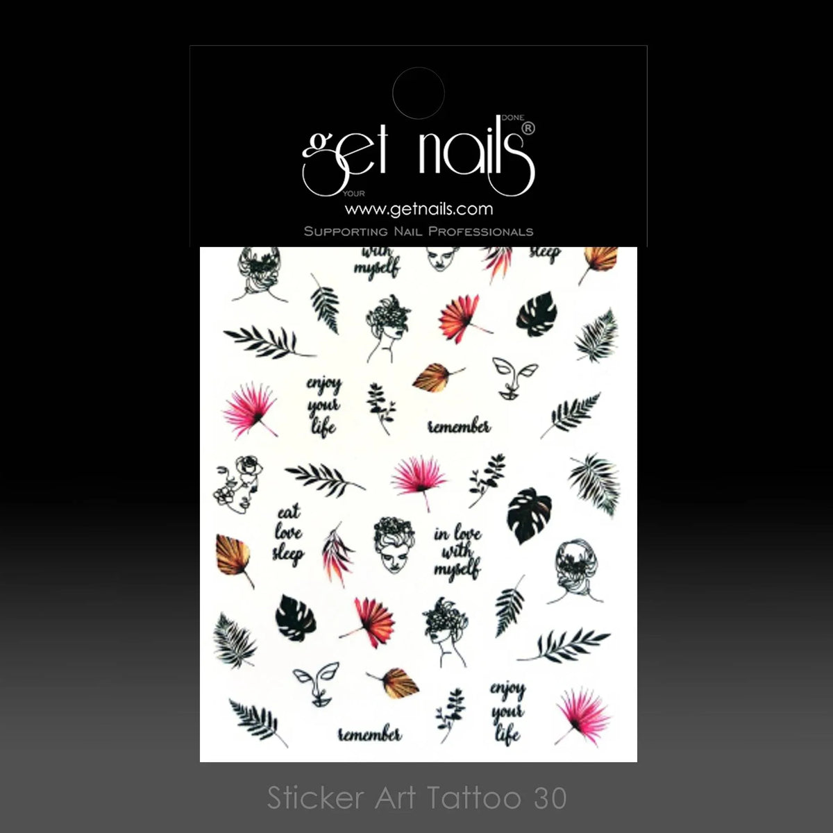 Sticker Art Tattoo 30 GN